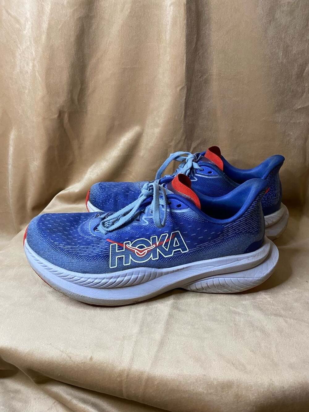 Hoka Mach 6 Running Shoes Mirage Stellar Blue